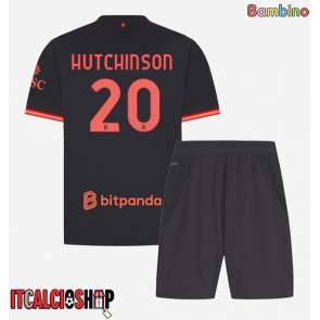 AC Milan Omari Hutchinson #20 Terza Maglia Bambino 2026-27 Manica Corta (+ Pantaloni corti)